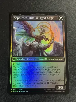Sephiroth, Fabled SOLDIER Sephiroth, One-Winged Angel NM, FOIL MTG Final Fan - Image 2