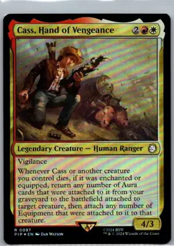 #97 Cass, Hand of Vengeance Universes Beyond: Fallout FOIL - Image 1