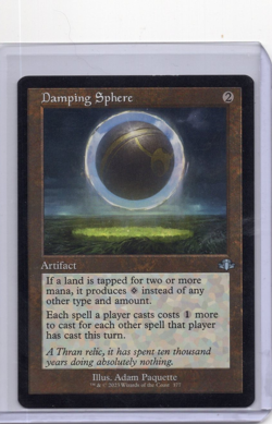 Damping Sphere 377 Dominaria Remastered MTG LP - Image 1