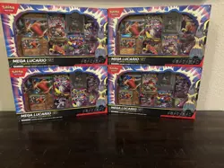Pokemon TCG Mega Lucario EX Premium Figure Collection Sealed IN Hand - Image 2