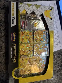 Pokemon TCG Celebrations Pikachu V Union Box / Lance Charizard Tin - Image 3