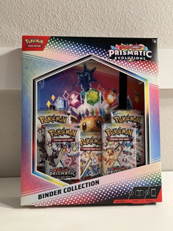 Pokemon TCG: Scarlet & Violet Prismatic Evolutions Binder Collection In Hand! - Image 1