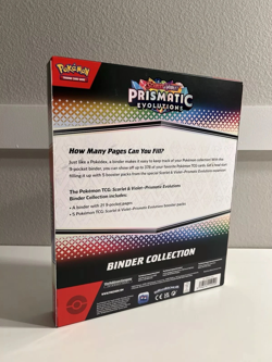Pokemon TCG: Scarlet & Violet Prismatic Evolutions Binder Collection In Hand! - Image 3