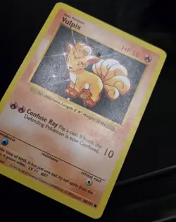Pokemon TCG - VULPIX - 68/102 - SHADOWLESS - VINTAGE - BASE SET (1999) WOTC - MP - Image 2
