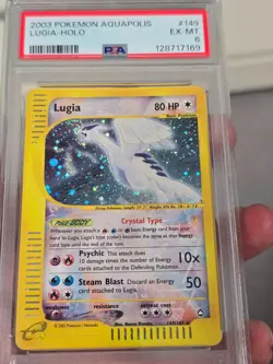 2003 POKEMON AQUAPOLIS 149 LUGIA-HOLO PSA 6 - Image 4