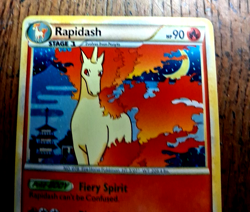 Pokemon Rapidash 8/102 Triumphant Holo Rare Foil NMint Fast Ship - Image 2