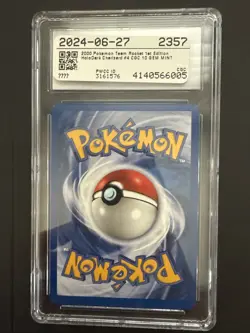 Dark Charizard Pokemon 2000 4/82 Team Rocket 1st Edition Holo CGC 10 - Image 2