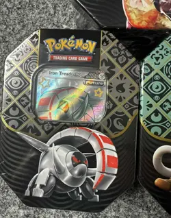Pokemon TCG Paldean Fates Set of 3 Tins Brand New & Sealed ✅ 4 Pack Tin Art Set - Image 4