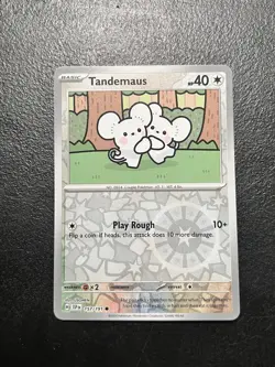 Pokemon Surging Sparks REVERSE HOLO TANDEMAUS 157/191 TCG NM - Image 1
