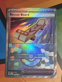 Pokemon Rescue Board Poke Ball Reverse 126/131 PRE Prismatic Evolutions NM x1 - Image 1