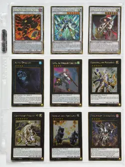 Yu-Gi-Oh Stardust Charge Warrior PGL3-EN005 Gold Secret Rare 1st Edition NM - Image 2