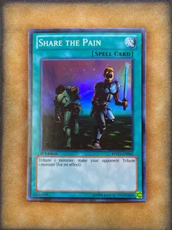 Yugioh Share the Pain BPW2-EN066 Super Rare 1st Ed NM - Image 1