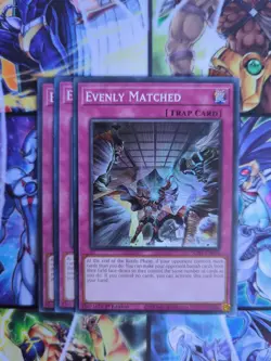 Yu-Gi-Oh x3 Evenly Matched SDBT-EN038 1st Ultra Rare 1st Edition NM - Image 1