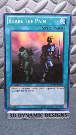| Yugioh Share the Pain BPW2-EN066 1st Edition Super Rare VLP 🔥 | - Image 1