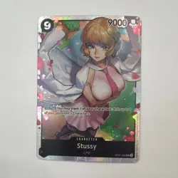 Namco One Piece CCG Stussy OP07-085 500 Years in the Future Foil Super Rare - Image 1