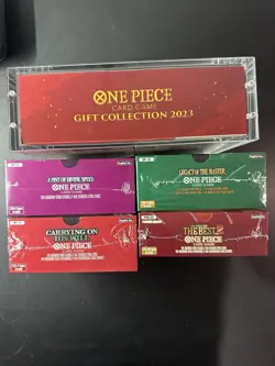 One Piece Booster Box & Gift collection Lot of 5 OP-13 OP-12 OP-11 PRB-02 Gift C - Image 2