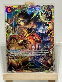 Sabo OP13-120 Secret Rare SEC SP NM One Piece Carrying On His Will - Image 1
