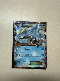 Pokemon TCG Kyurem-Ex Plasma Blast Holo Card 30/101 EX Rare - Image 1