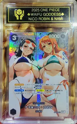 NICO ROBIN x NAMI One Piece Anime Waifu Goddess CUSTOM CARD NM - Image 1