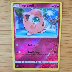 JIGGLYPUFF 71/111 POKEMON CARD (CRIMSON INVASION SET) REVERSE HOLO - Image 1