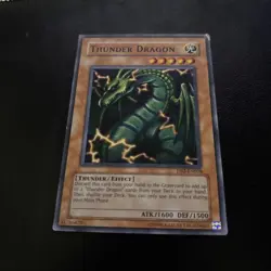 Thunder Dragon DB2-EN058 Yugioh Card 1st Edition Mint - Image 1