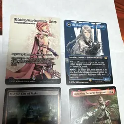 4 Rare Final Fantasy Magic The Gathering Cards - Image 2