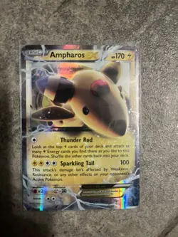 Pokemon Ampharos EX 27/98 XY-Ancient Origins Holo Card - Image 1