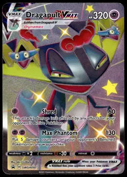 Dragapult VMAX SWSH097 JUMBO OVERSIZED Black Star Promo Pokemon Card HP - Image 1