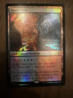 Steam Vents : MTG *FOIL* Lorwyn Eclipsed ECL #0267 / NM *Ships Today* - Image 1