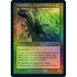FOIL CHATTERFANG, SQUIRREL GENERAL (RETRO FRAME) (FOIL ETCHED) Modern Horizons 2 - Image 1