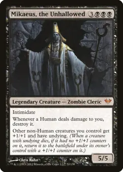 Dark Ascension Mikaeus, the Unhallowed MTG Magic the Gathering NM Condition - Image 1