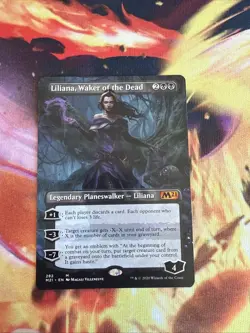 Liliana, Waker of the Dead (Borderless) Core Set 2021 Regular - Image 1