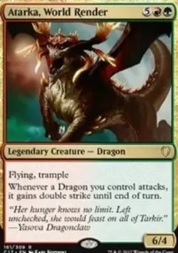 Atarka, World Render NM, English MTG Commander 2017 - Image 1