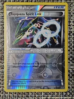 Pokemon Rayquaza Spirit Link 87/108 Reverse Holo Roaring Skies English NM/LP - Image 1