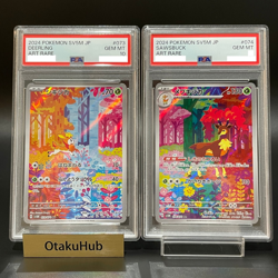 PSA 10 Deerling 073 Sawsbuck 074 Sequential set SV5M Cyber Judge JP Pokemon GEM - Image 1