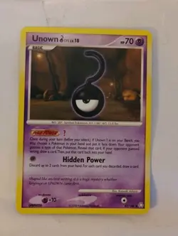 Lot of 4 Unown Pokemon Cards - Legends Awakened & HS Undaunted - G Y U U - LP - Image 4