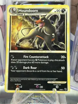 Houndoom 5/90 Undaunted Holo LP Pokemon TCG - Image 2
