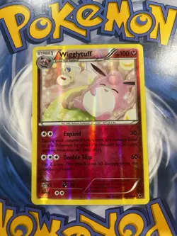 NEAR MINT! 2016 WIGGLYTUFF 66/124 Reverse Holo Pokemon TCG XY Fates Collide NM - Image 1