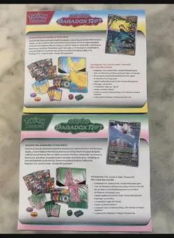 Pokemon Scarlet & Violet Paradox Rift ETB Elite Box Set of 2 SEALED Both ART - Image 2