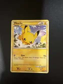 Pokemon TCG Pikachu Undaunted 61/90 Regular LP. - Image 1