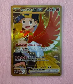 Ethans Ho-Oh EX 239/182 - Destined Rivals - Full Art Gold Hyper Rare - Pokemon - Image 1