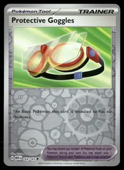 Protective Goggles 164/165 Scarlet & Violet 151 Trainer Holo TCG Pokemon - Image 1