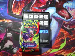 Heavy 22.64g Pokemon Mega Evolutions WEIGHTED BOOSTER PACK - Gold Mega LucarioU - Image 1
