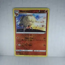 Ninetales Rare Reverse Holo 023/202 Swsh01: Sword & Shield Pokemon TCG Near Mint - Image 1
