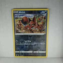 Pokemon TCG Nickit 112/189 Reverse Holo Darkness Ablaze NM Near Mint Fast Ship - Image 1
