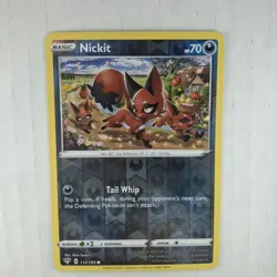 Pokemon TCG Nickit 112/189 Reverse Holo Darkness Ablaze NM Near Mint Fast Ship - Image 3