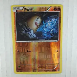 Diglett 36/124 XY Fates Collide Pokemon Reverse Holo 2016 Fast Shipping - Image 3