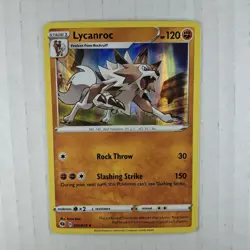 Pokemon Lycanroc 030/073 Holo Rare Champion's Path Fast Shipping LP - Image 3
