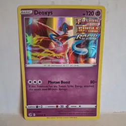 Pokemon - Deoxys - 120/264 - Holo Rare - Sword & Shield - Fusion Strike - NM/M - Image 1