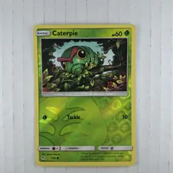 Caterpie 1/68 Hidden Fates Reverse Holo Pokemon TCG NM Fast Shipping - Image 3
